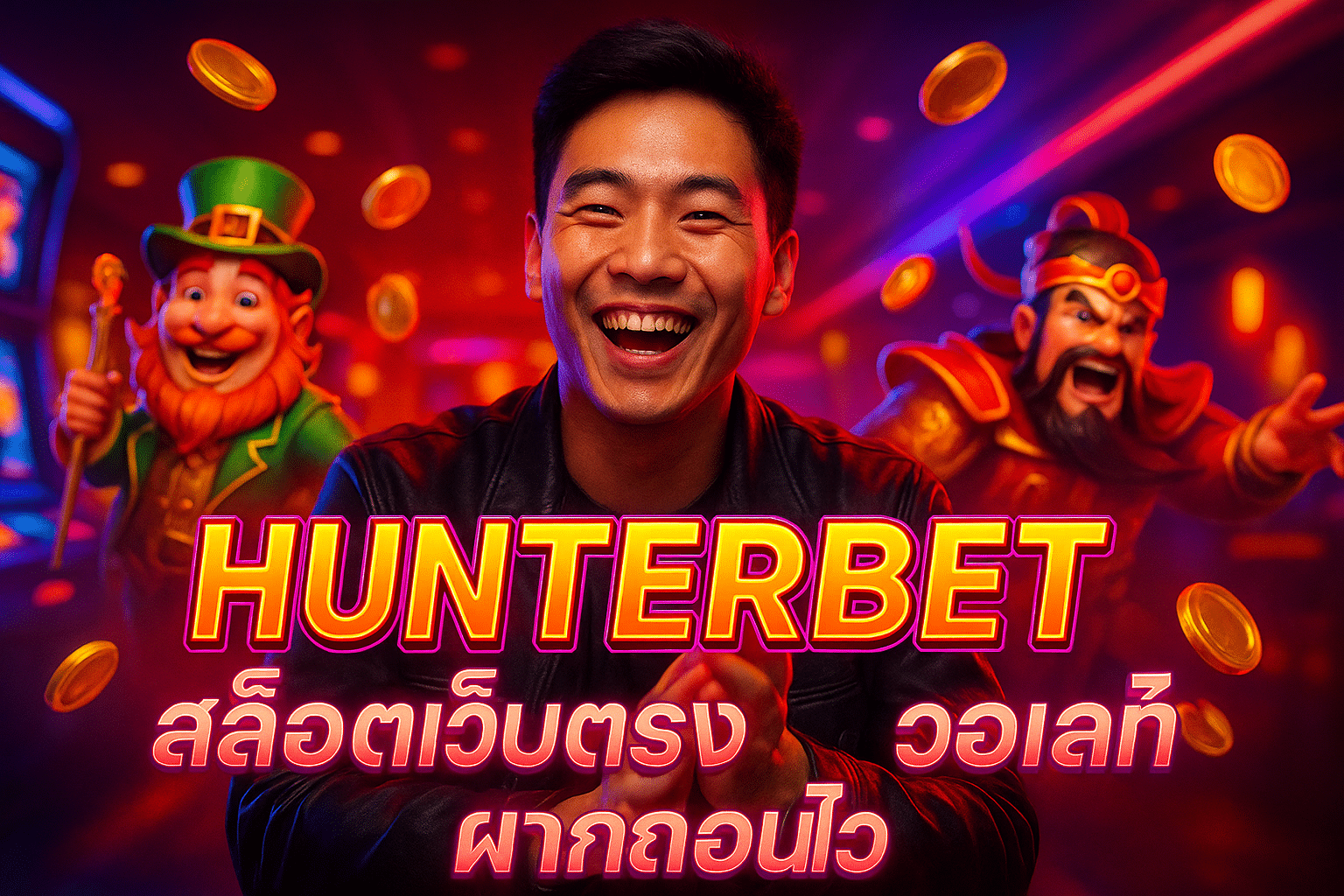HUNTERBET สล็อตเว็บตรง วอลเลท ฝากถอนไว