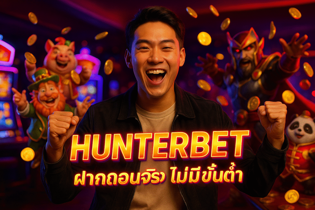 HUNTERBET ฝากถอนจริง ไม่มีขั้นต่ำ