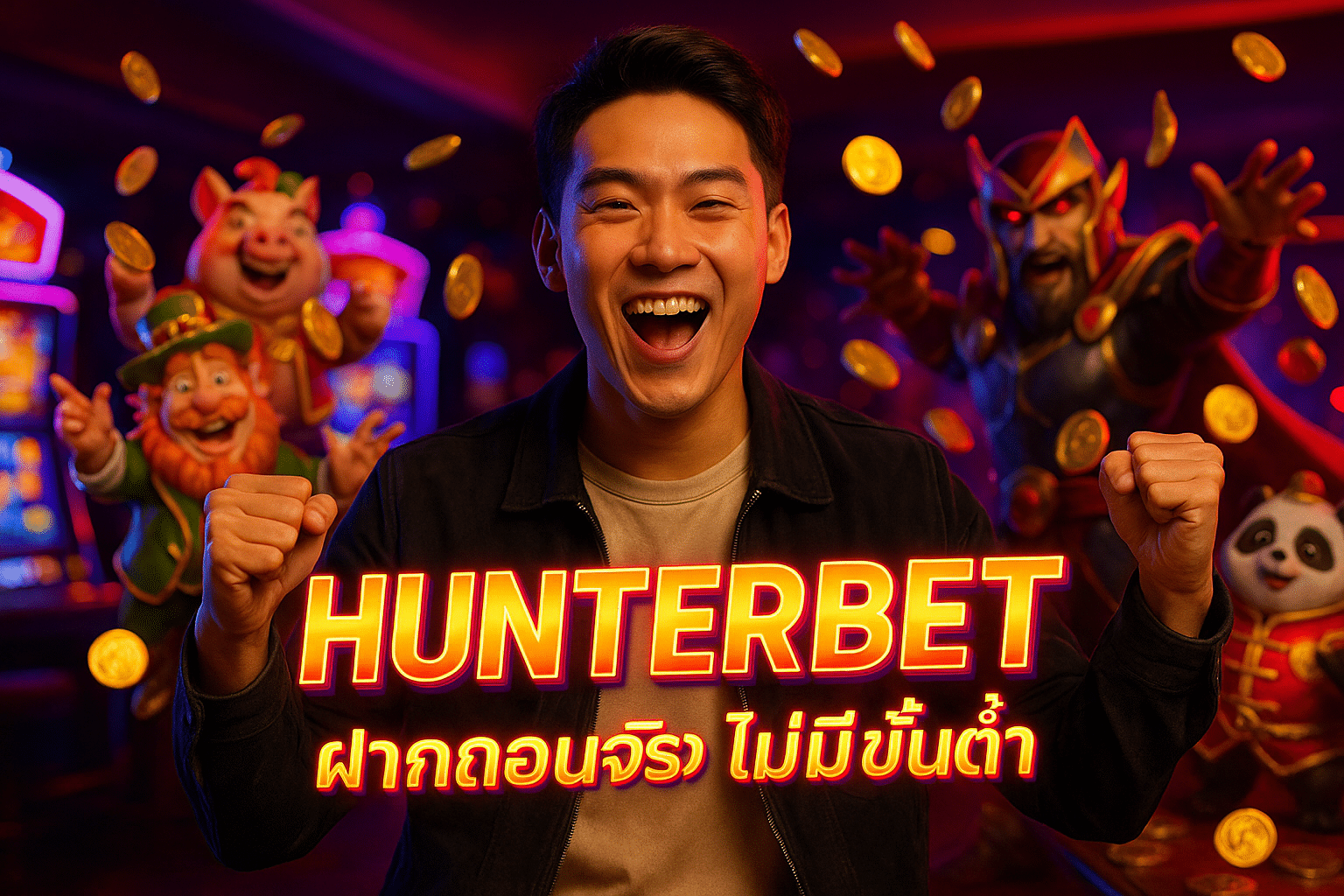 HUNTERBET ฝากถอนจริง ไม่มีขั้นต่ำ
